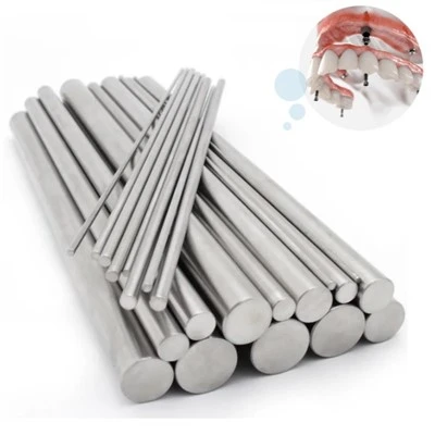 ASTM F136/67 TC4 TI RODS for Dental Bases Abutment＆Bridge